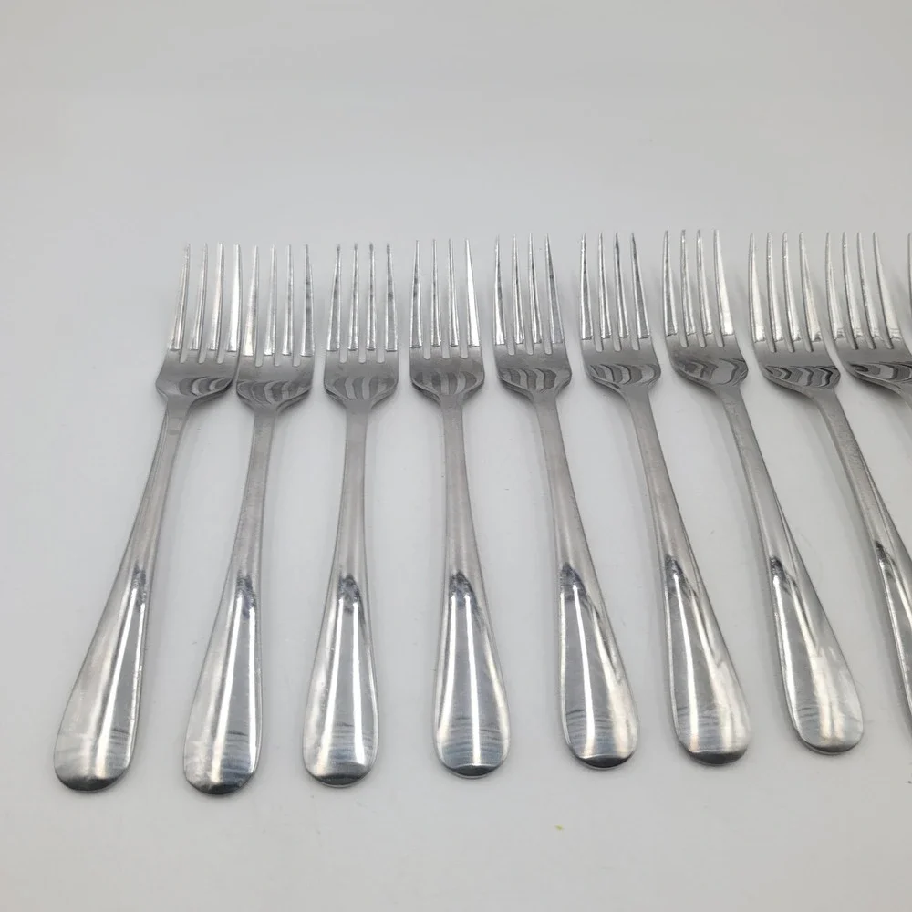 11pc Stainless China Heavy Duty Dinner Forks 8